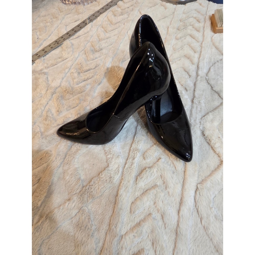 Black Patent Pointed Toe Stiletto‎ Pumps High Heels Womens Size 8.5 - Picture 10 of 11
